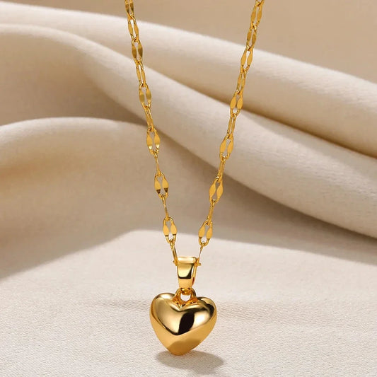 Trendy Heart Pendant Necklace